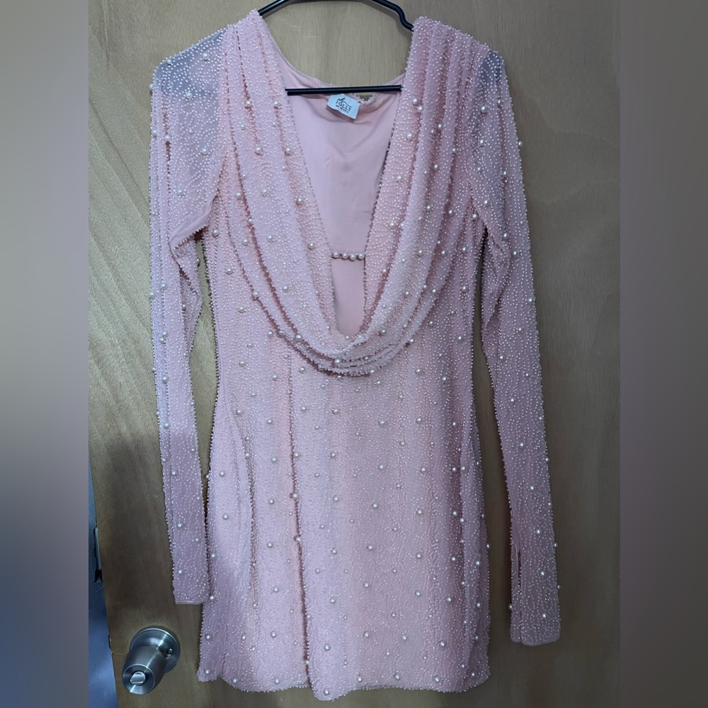 Oh Polly Embellished Mini Dress
